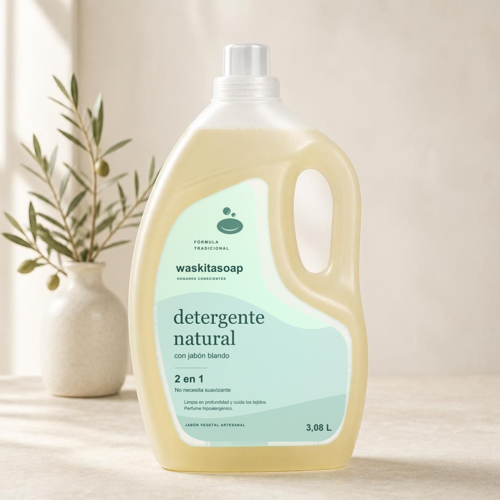Detergente para lavadora con jabón natural 3L