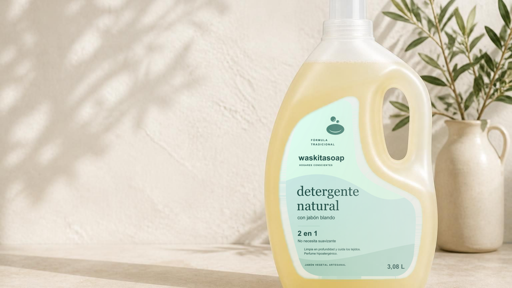 Detergente para lavadora con jabón natural 3L
